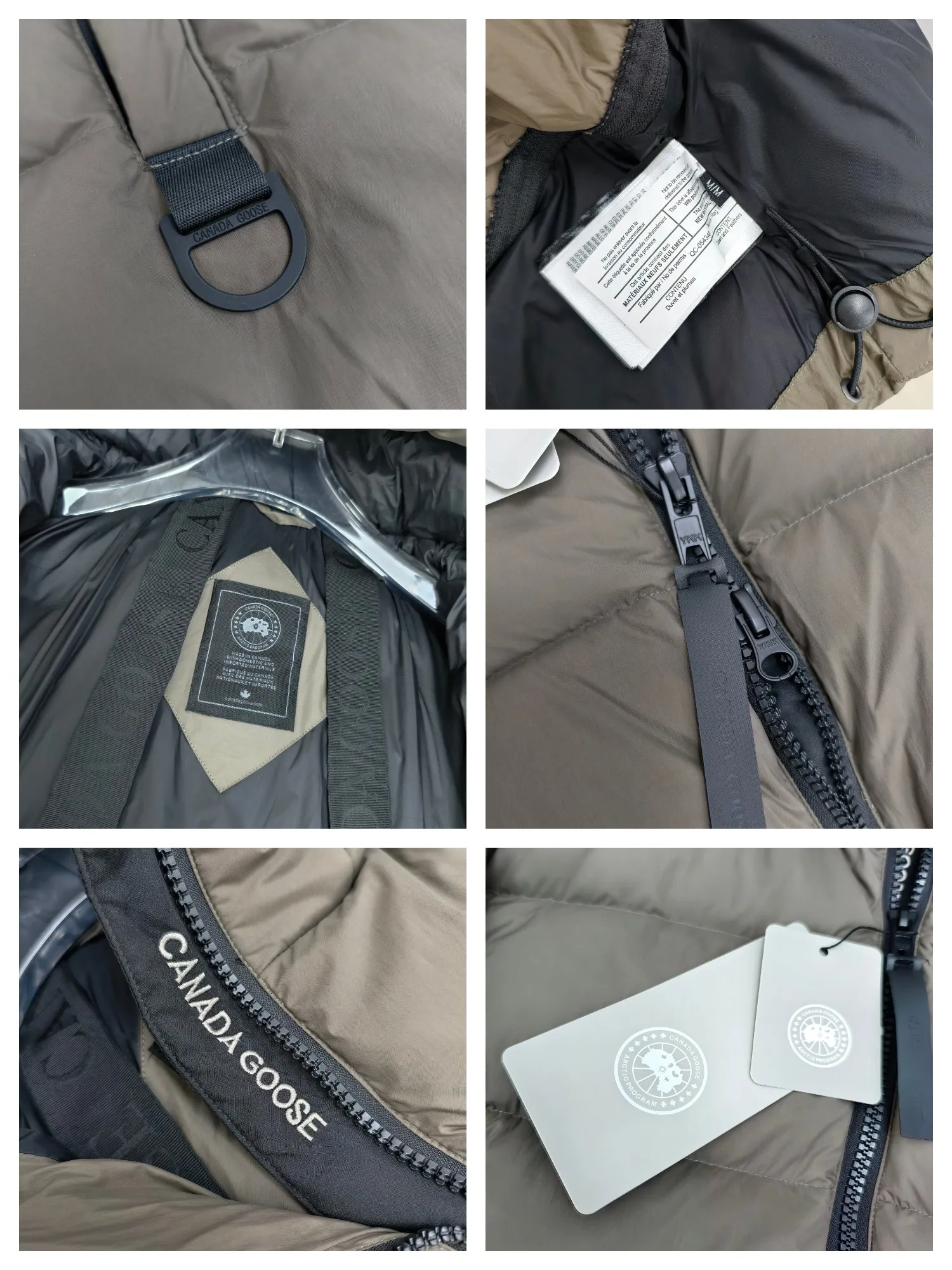 P880 Big Goose Ouyang Nana Second Generation (higher version) Canada goose Canada Goose Black Label Down Jacket A must-have in the outerwear world, the Big Goose Black Label down jacket! The latest designer styles! The goose down jacket has always been a popular element of fashion and is loved by experts from all walks of life! Fashionable hooded cut, high-end customer-supplied fine goose down, high resilience, smooth zipper, strong and firm. Pockets on both sides can store small items, free your hands, and you can go out without worries. It can also meet the need of putting your hands in your pockets👏👏Produced by Big Goose, it can be used as a group uniform by many celebrities. This down jacket uses a double-layer anti-down lining design, which has strong windproof performance and will be very warm in winter! Newly labeled white duck down filling, high fluffiness, windproof hooded design. When walking outdoors, pull the collar to the highest position, put your hands in the pockets and it will be very warm. It can be easily controlled by all body types! The interior is equipped with an elastic snow skirt design for better wrapping. The simple and neat style design highlights the masculine temperament. The impeccable style is classic and never goes out of style. It is warm and practical, and it is versatile! You can enter with your eyes closed!  Color: Black Khaki Size: XS-XXL